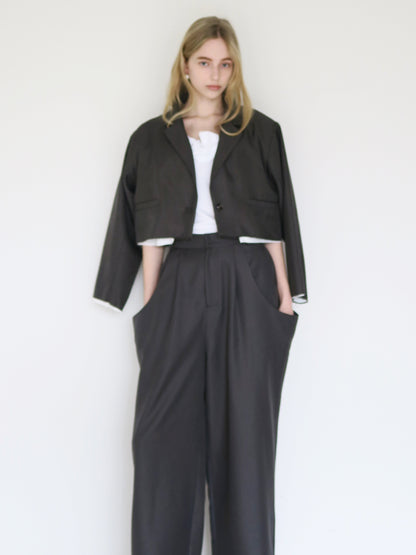 [ SAMPLE SALE ] cutoff cropped jacket