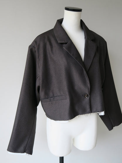 [ SAMPLE SALE ] cutoff cropped jacket