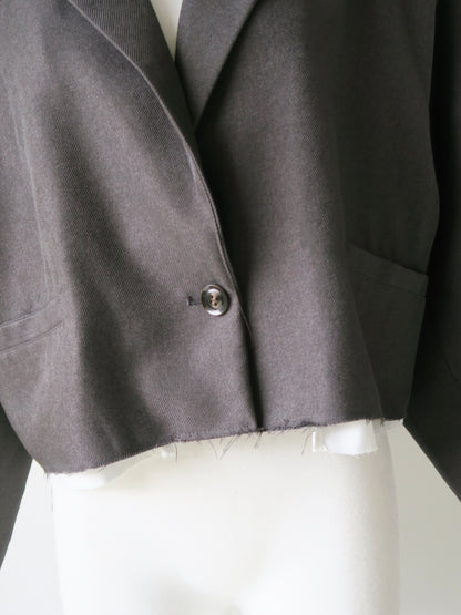 [ SAMPLE SALE ] cutoff cropped jacket