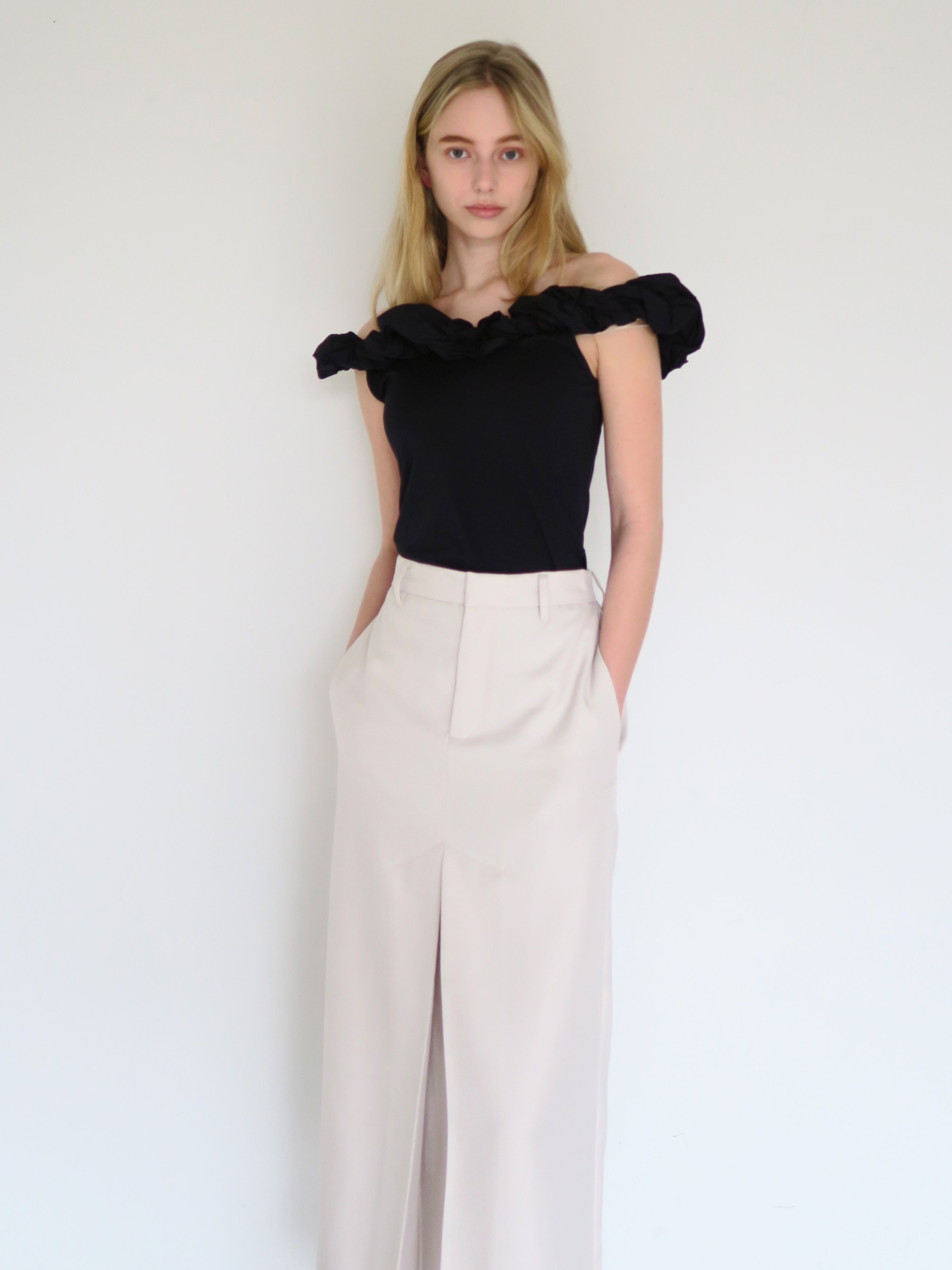 front tuck wide skirt – swane