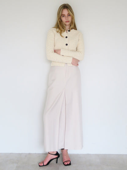 [ SAMPLE SALE ] front tuck wide skirt