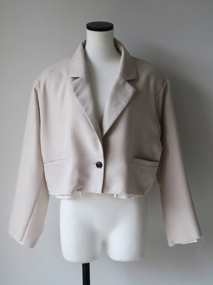 [ SAMPLE SALE ] cutoff cropped jacket