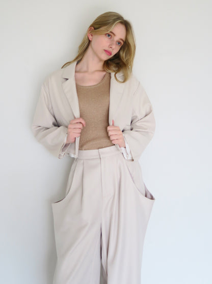[ SAMPLE SALE ] cutoff cropped jacket
