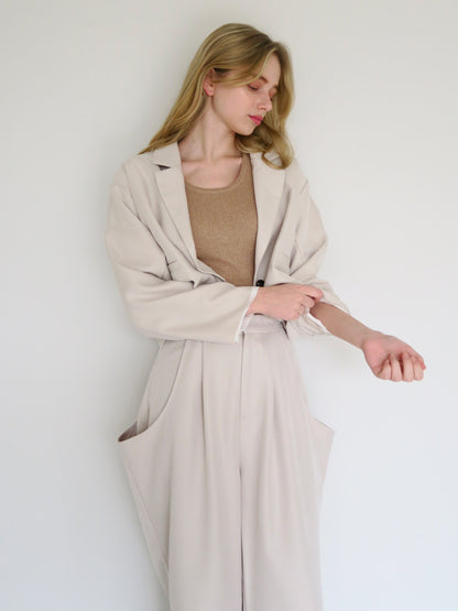 [ SAMPLE SALE ] cutoff cropped jacket