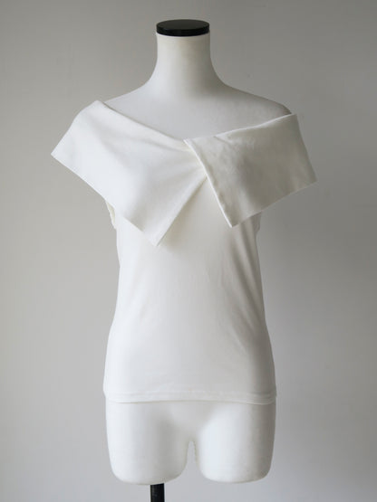 big collar off shoulder tops