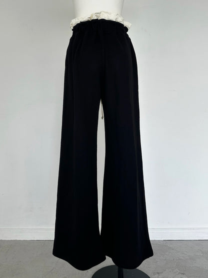frill sweat pants