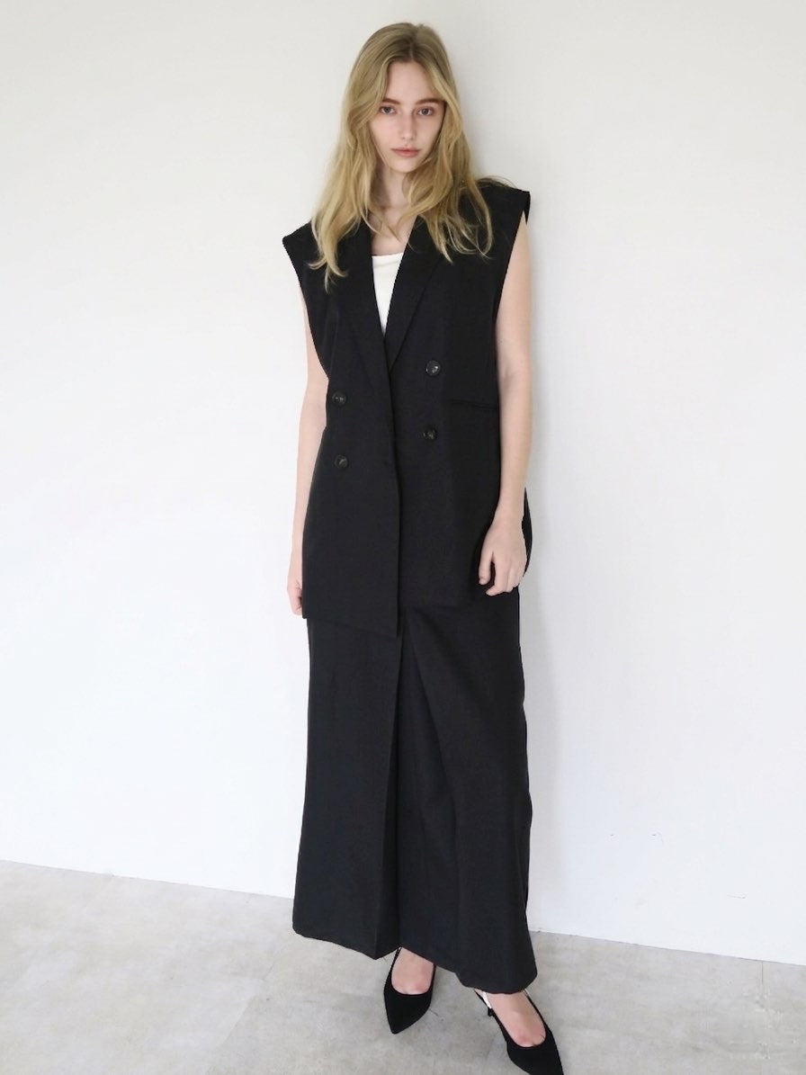 [ SAMPLE SALE ] long tailored gilet
