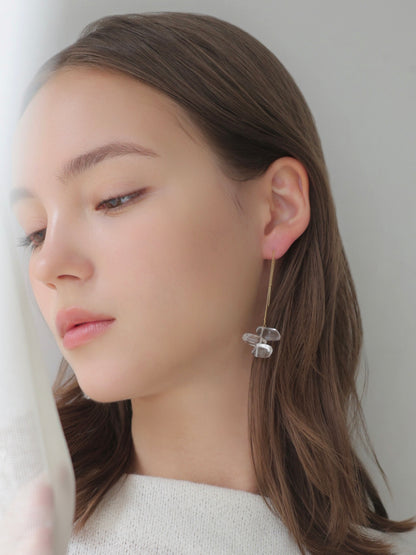 [ SAMPLE SALE ] flower drop pierce