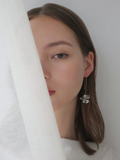 [ SAMPLE SALE ] flower drop pierce