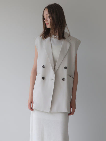 [ SAMPLE SALE ] long tailored gilet