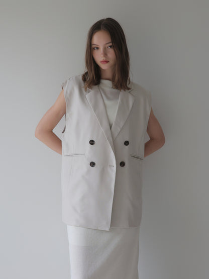 [ SAMPLE SALE ] long tailored gilet
